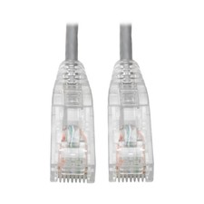 TRIPP LITE N201-S6N-GY Ethernet Cable Unshielded Twisted Pair Utp Male Left picture
