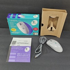 Vintage Logitech Mouse+ M-C48 PS/2 Boxed Windows 95 Scroll Wheel Mouse Complete picture