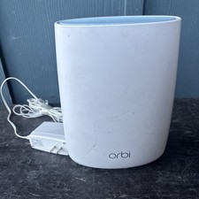 Netgear Orbi RBR50v2 Router AC3000 Tri-Band Mesh Wi-Fi w/ Power Cord Tested picture