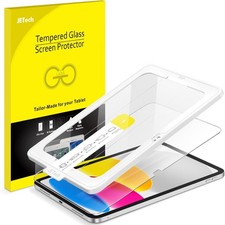Tempered Glass Film Screen Protector with One Touch Install for iPad 11th/10th G picture