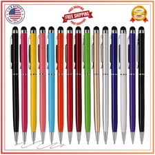 15 Pack Stylus Pens for Touch Screens Silver and Mixed Colors Universal Capac... picture