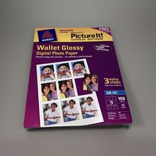 Avery Microsoft Picture It Wallet Glossy Express Software Digital Photo Paper picture