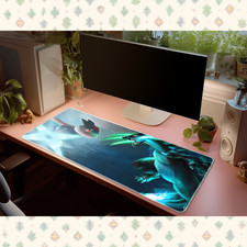 Pokemon Greninja Mega Charizard X Desk Mat Mouse Pad Anime Gaming Large picture