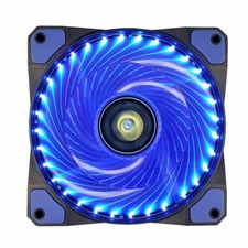 Computer Case PC BLUE Cooling Fan LED 120mm Cooler Quiet Fan picture