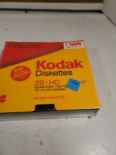 NIB KODAK HD600 DISKETTES MD 2-HD BOX OF 10 Sealed Made In The USA 96 TPI picture