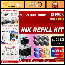 Ink Refill Kit Compatible for Canon PG-295XL CL-286XL - High Yield, Easy Use picture