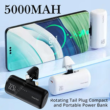 Mini Portable Charger 22.5W Fast Charging 5000mAh Type-C Power Bank For iPhone picture