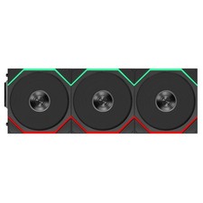 Lian Li UNI FAN TL FLEX 120mm Black 3-Pack Standard Blade w/ Controller 12TL1F3B picture