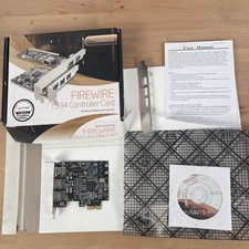 Open Box, Syba SD-PEX30009 PCI-Express 1394a- 1394b- USB2.0- Gigabit Cards picture