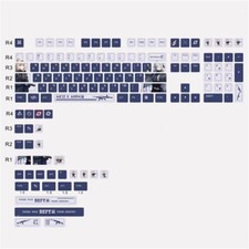 Girls Frontline AK12&AN94 Mechanical keyboard keycaps PBT For Cherry MX High  picture