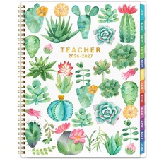 Teacher Planner 2026-2027 Jul Jun 8.3 x11 Green Academic Organizer picture