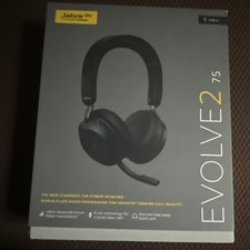 NEW Jabra Evolve2 75 Wireless Bluetooth Headset USB-A ANC Black picture