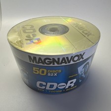 Magnavox CD-R 700MB 52x Recordable 50 Pack Spindle Multi Speed picture