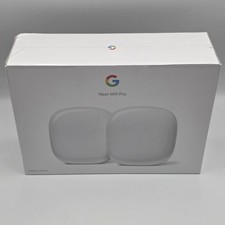 Google Nest Wifi Pro WiFi 6E Router Mesh System  Snow 2Pack G1N picture