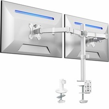 Dual Monitor Desk Mount, Heavy Duty Fully Adjustable Stand, Fits 2 LCD LED Sc... picture