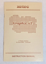Vintage Atari 8 Bit Graphix AT Printer Adapter by Xetec Instruction Manual picture