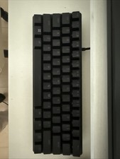 Razor Huntsman Mini Gaming Keyboard 60% RGB Black with Purple Switches used  picture