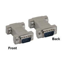 Kentek DB9 9 Pin Male to Male Serial AT Null Modem Adapter DTE DCE Data transfer picture