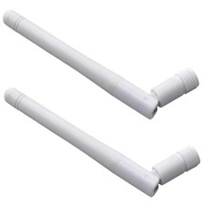 2-Pack HQRP 2.4-2.5Ghz RP-SMA WiFi Booster Antenna WLAN for DLink DIR DWL Series picture