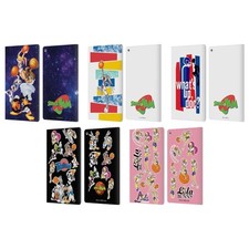 OFFICIAL SPACE JAM (1996) GRAPHICS LEATHER BOOK WALLET CASE FOR AMAZON FIRE picture