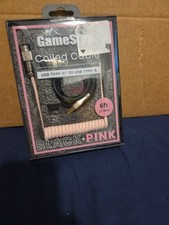 GameStop Coiled USB-C To USB-A Mechanical Keyboard Cable • BLACK + PINK · 6Ft. picture
