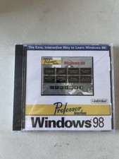 Professor Teaches Windows 98 Training Software CD-ROM Factory Sealed picture