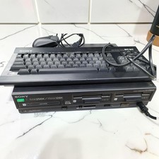 Sony MSX2 HB-F900 Computer Keyboard Mouse Dual FDD Japan Tested Working picture