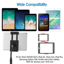 Height-Adjustable?Tablet?Floor?Stand for?7-10.8?Inch?iPad?Pro?Air?Mini?/?Samsung picture