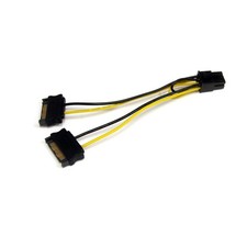 6 Pin PCIe to SATA 15 Pin Power Cable 15-Pin SATA to 6 Pin PCI-Express picture