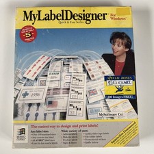 Vintage MyLabelDesigner Label Software Windows 3.1 3.5in Disk Model 2203 picture