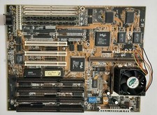 ABIT AB-PT5 ISA Socket 7 Retro Motherboard + Intel Pentium 133MHz + 32MB EDO RAM picture