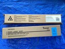 NEW Lot of 2 ** GENERIC ** MPC306/C307 MPC406/407 Black/Cyan Toner Cartridge picture