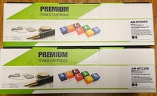 2 BLACK PREMIUM COMPATIBLE LASER TONER CARTRIDGE AM-HF230X. HE-CF230X 051X picture