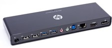 HP 3005PR USB 3.0 Universal Dock & Port Replicator Y4H06AA with AC Adapter HDMI picture