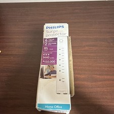 Philips SPP4068A/17 Surge Protector 6 Outlets 2 USB 4ft 1440J 15A picture