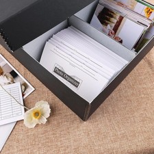 25 Pack Acid Free Photo Envelopes 4x6 inches Compatible with Lineco Box picture