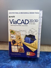 Vintage PC Software Punch Viacad 2d/3d Version 7 For Mac & PC New Sealed picture