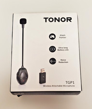 TONOR Wireless Gaming Microphone for PS4 PS5 Attachable Boom for Headphones New picture