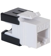 ICC CAT6A RJ45 Keystone Jack for HD Style (ic107gacwh) picture