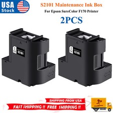 2x S2101 Maintenance Ink Box For Epson SureColor F170 Printer Waste Ink-Tank picture