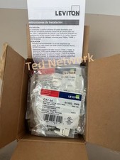 50/Box Leviton 6110G-RW6 CAT6A Network Jack Extreme white 10 Gigabit Keystone picture