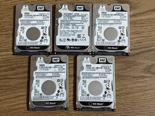 Lot of 5 Western Digital WD Black 500 GB 2.5 in SATA III Hard Drive - R1044 picture