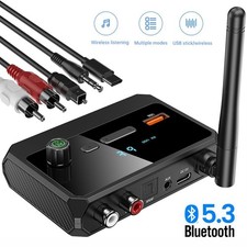 Home Stereo Audio Receiver AUX USB Optical HD Music to RCA Bluetooth 5.3 Adapter picture