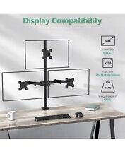 WALI Triple Monitor Desk Mount, Fully Adjustable Three Monitor Stand Fits 3 up picture