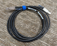 HP Molex 717433-001 External Mini SAS to Mini SAS 2m Cable 691970-003 12Gbps picture