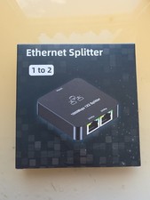 Versatile Ethernet Splitter 1 to 2 - High-Speed 1000Mbps Adapter for All Cables picture