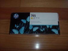 2022 GENUINE HP #745 YELLOW 300ml CARTRIDGE F9K02A DESIGNJET Z2600 Z5600 SEALED picture