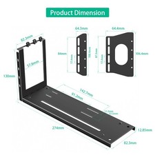 Vertical GPU Mount Bracket 3 Slots Graphics Card Holder with eGPU Dock External picture