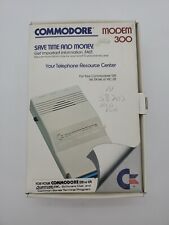 Vintage 1985 Commodore Modem 300 Model 1660 Untested Box, manuals & cables picture