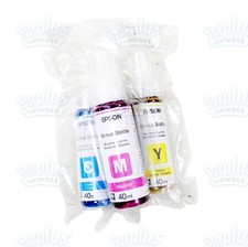 3pk Genuine Epson 664 3-Color BONUS BOTTLE ET2500 ET2550 ET2600 ET2650 ET4500 picture